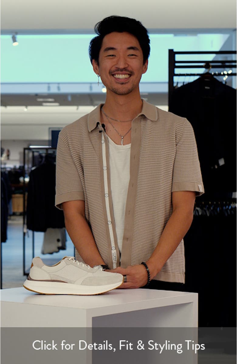 Briley Perforated Sneaker, sales video thumbnail