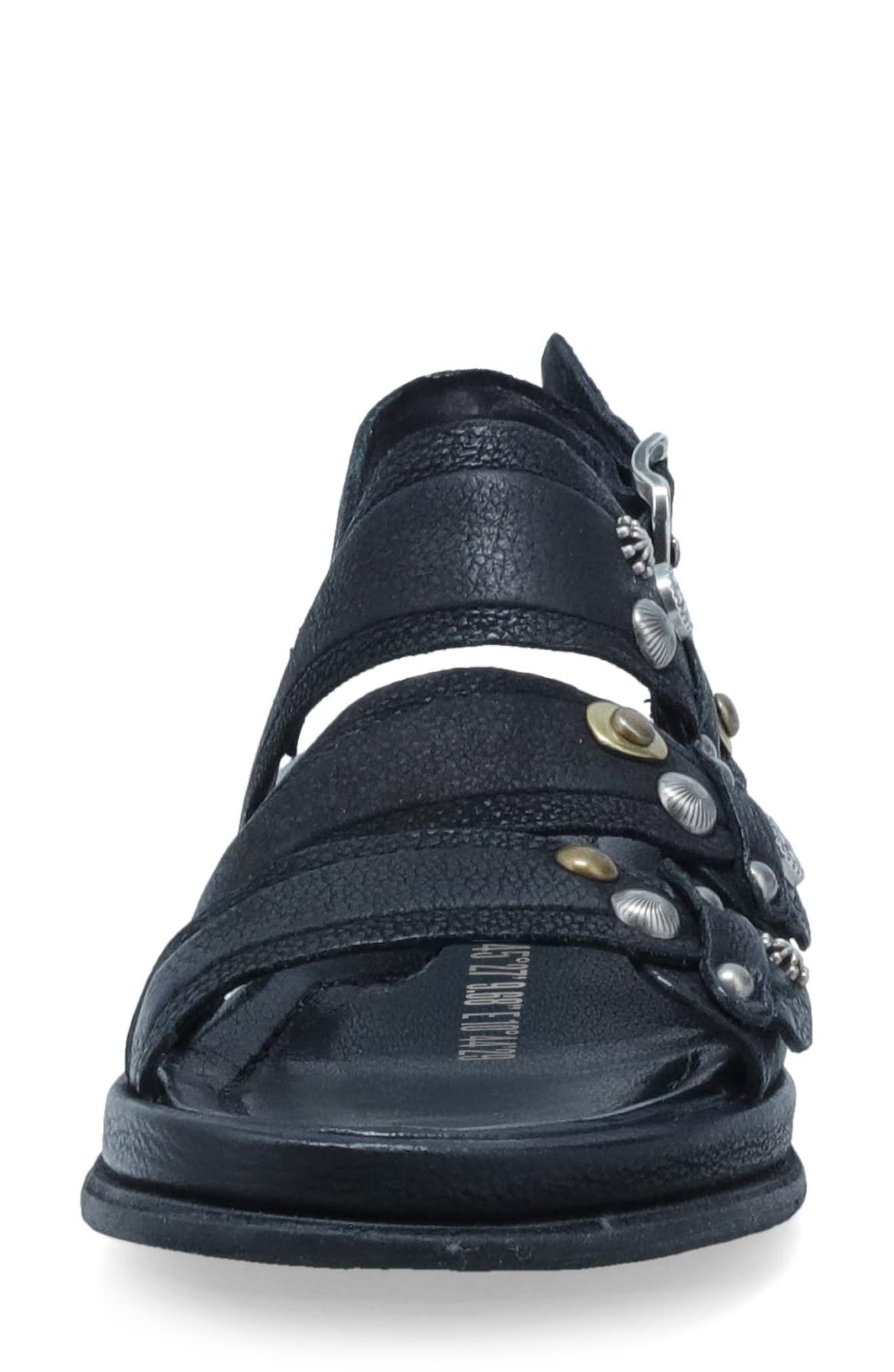 A.S.98 Scotty Slingback Sandal, Alternate, color, Black