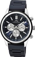 PORSAMO BLEU Logan Chronograph Silicone Strap Watch