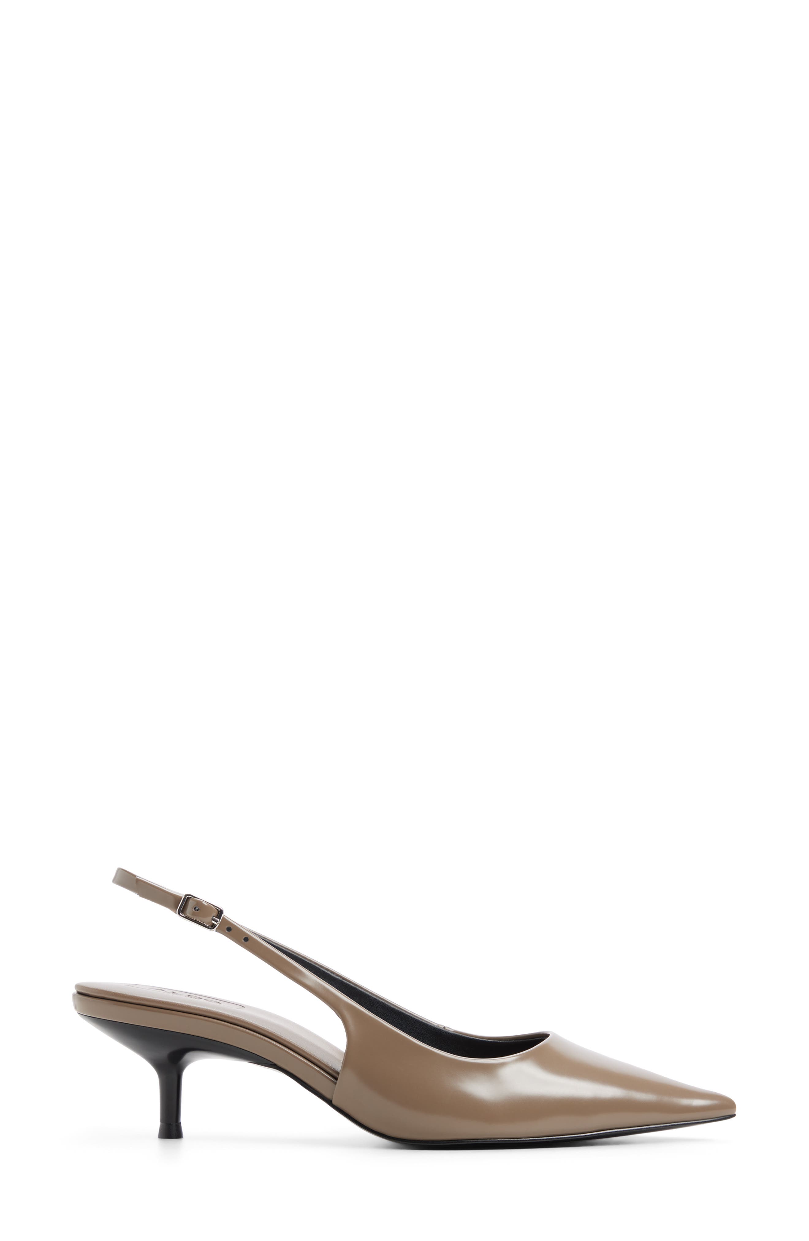 Sabbie Slingback Pointed Toe Pump, Alternate, color, KHAKI