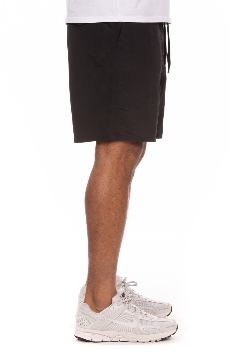 ICECREAM Cone Nylon Drawstring Shorts, Alternate, color, Black