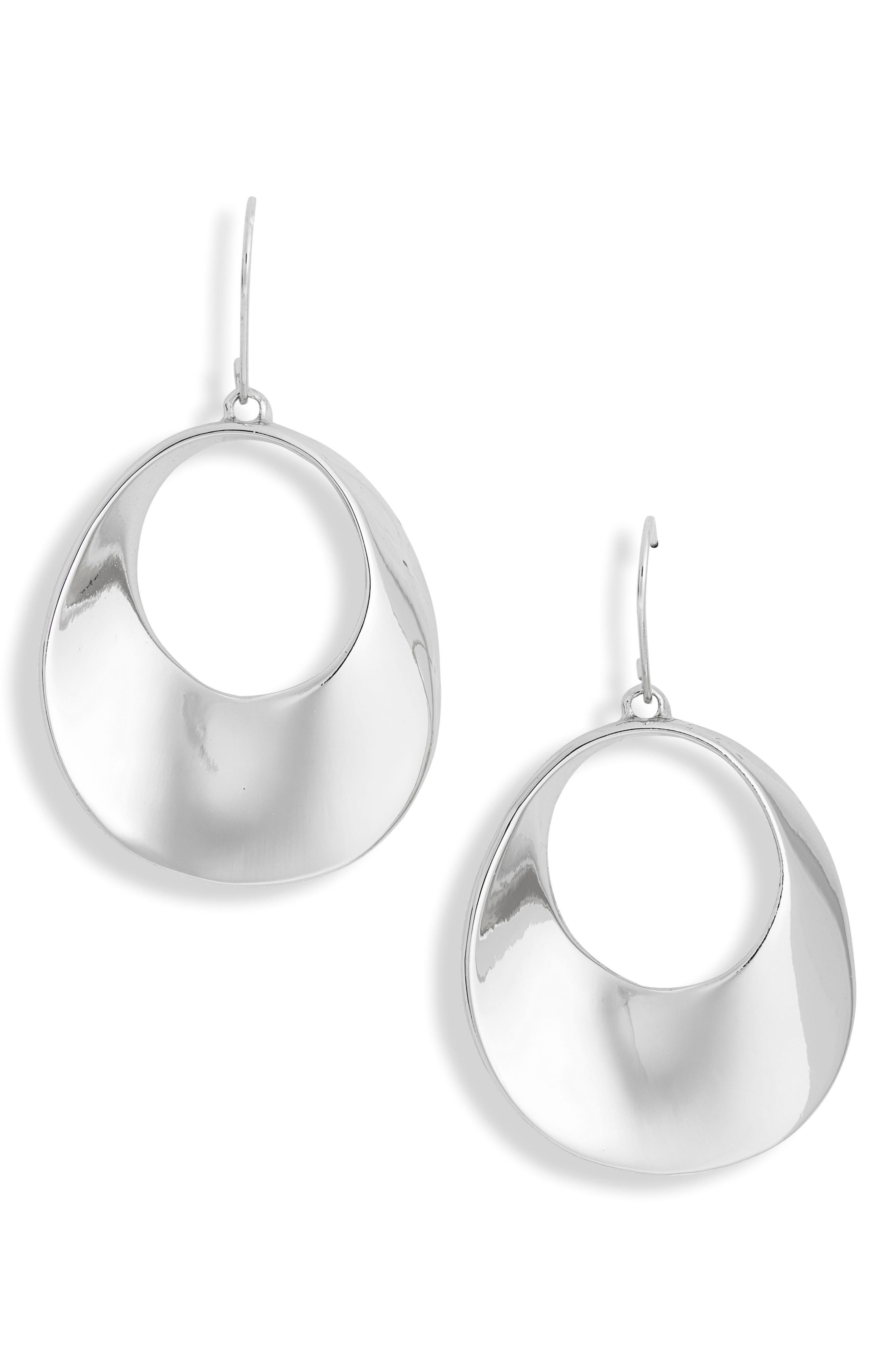 Bold Hoop Drop Earrings