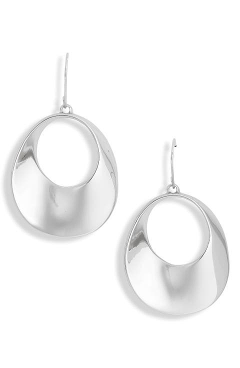Bold Hoop Drop Earrings