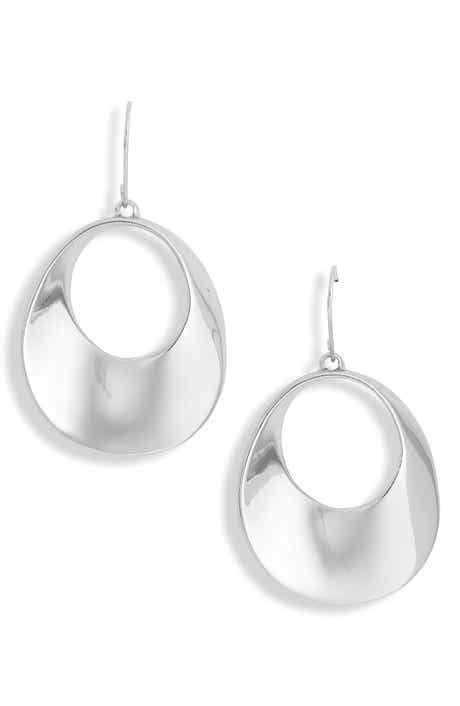 Bold Hoop Drop Earrings
