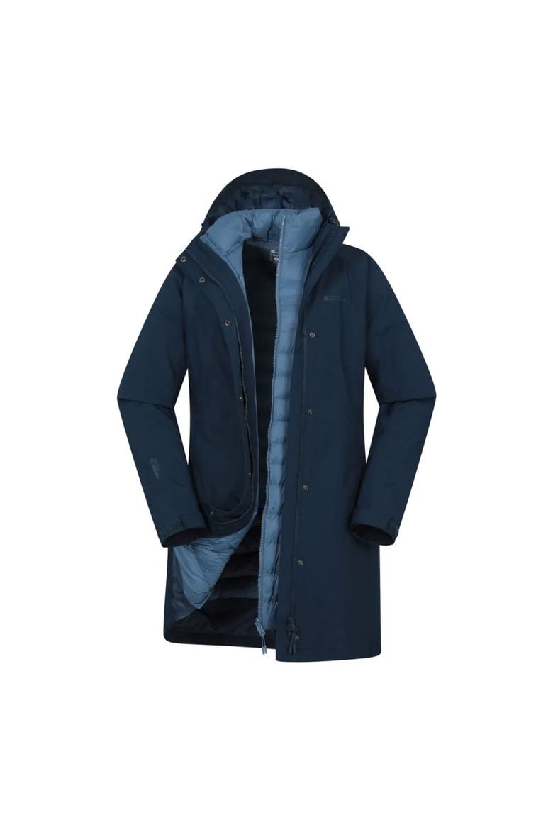 Alaskan Long Three In 1 Jacket, Main, color, Navy