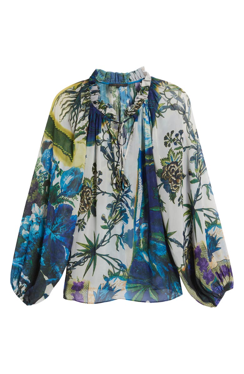 KOBI HALPERIN Zane Floral Print Chiffon Blouse, Alternate, color, 
