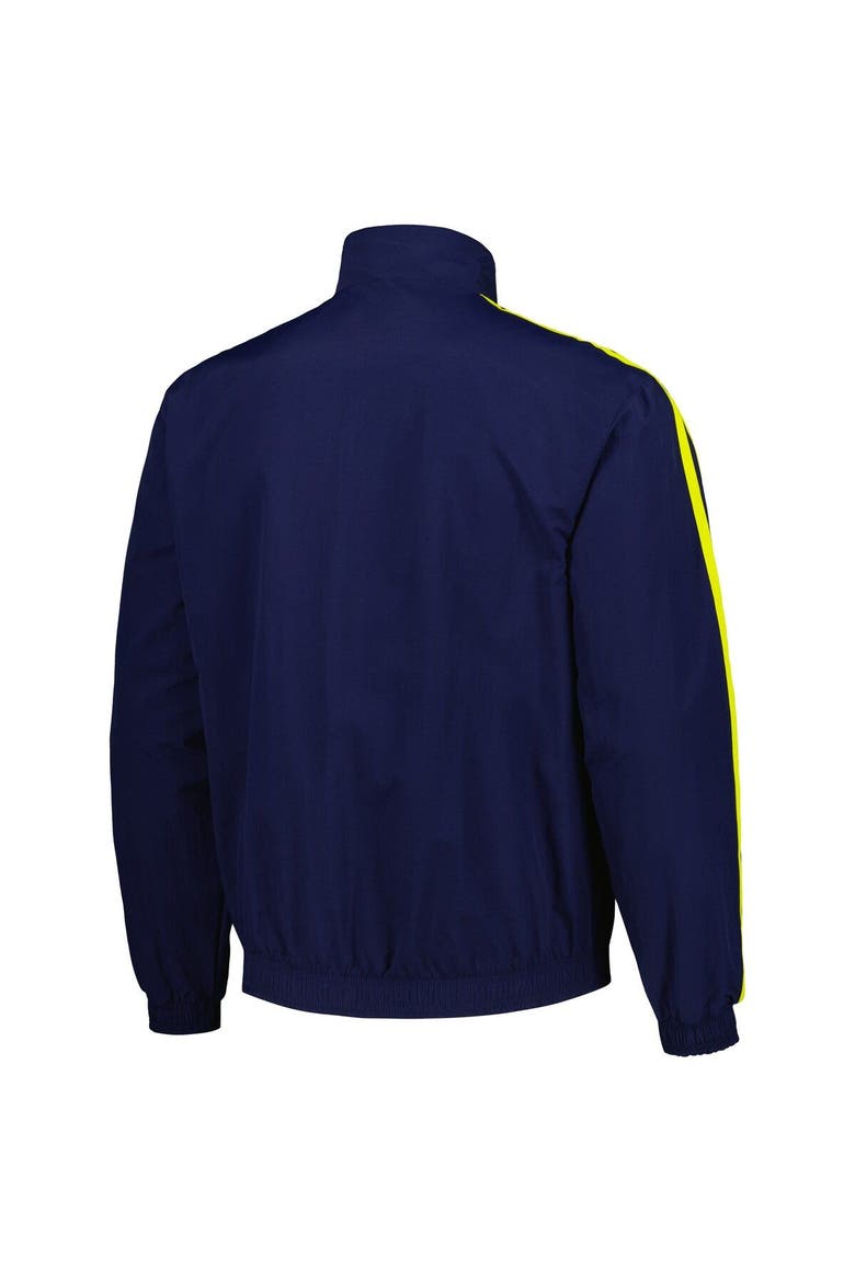 Men's adidas Navy/Yellow Nashville SC 2023 On-Field Anthem Full-Zip Reversible Team Jacket, Alternate, color, Navy