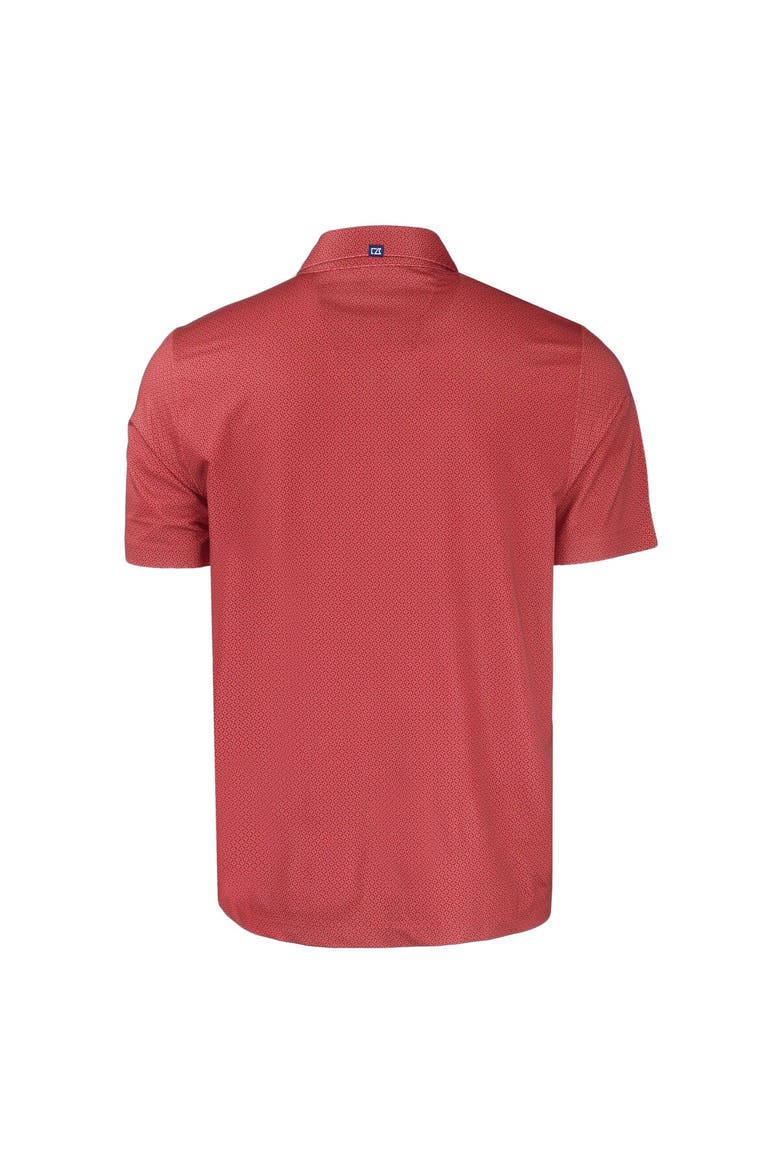 Men's Cutter & Buck  Red New York Mets Stars & Stripes Big & Tall Pike Eco Tonal Geo Print Stretch Recycled Polo, Alternate, color, Red