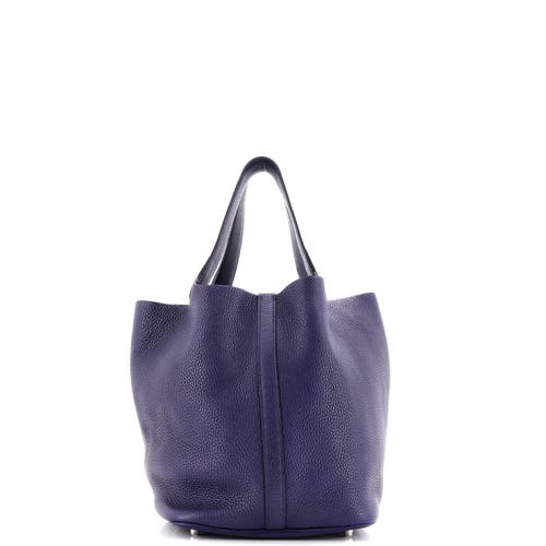 Pre-owned Hermes Hermes Picotin Lock Bag Clemence Gm