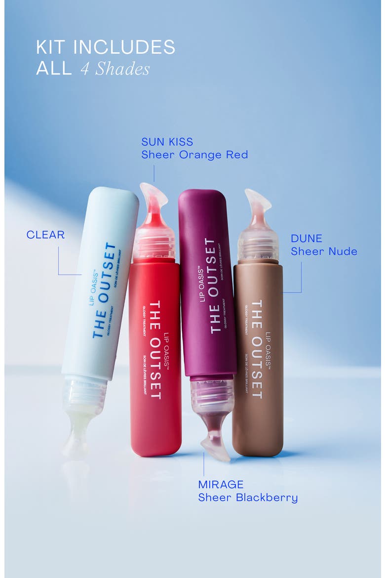 Lip Oasis Glossy Treatment The Complete Collection $112 Value, Alternate, color, NO COLOR