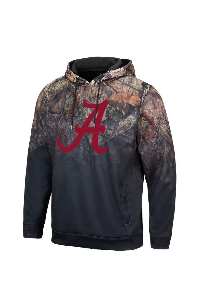 COLOSSEUM Men's Colosseum Black Alabama Crimson Tide Mossy Oak Pullover Hoodie, Alternate, color, 