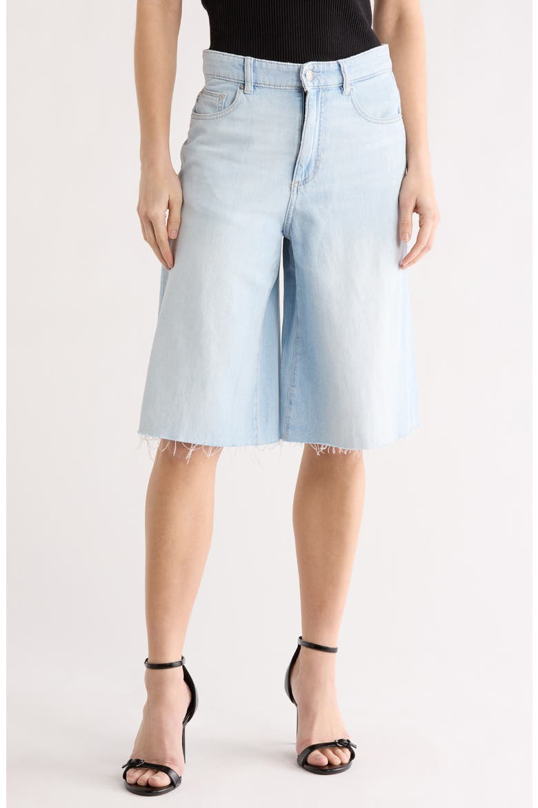 Lucila Denim Bermuda Shorts, Main, color, POOLSIDE