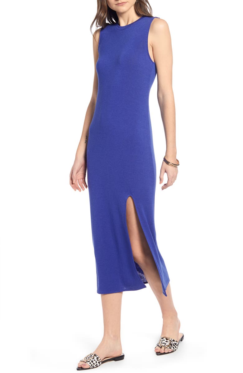 Something Navy Easy Knit Midi Dress, Main, color, 