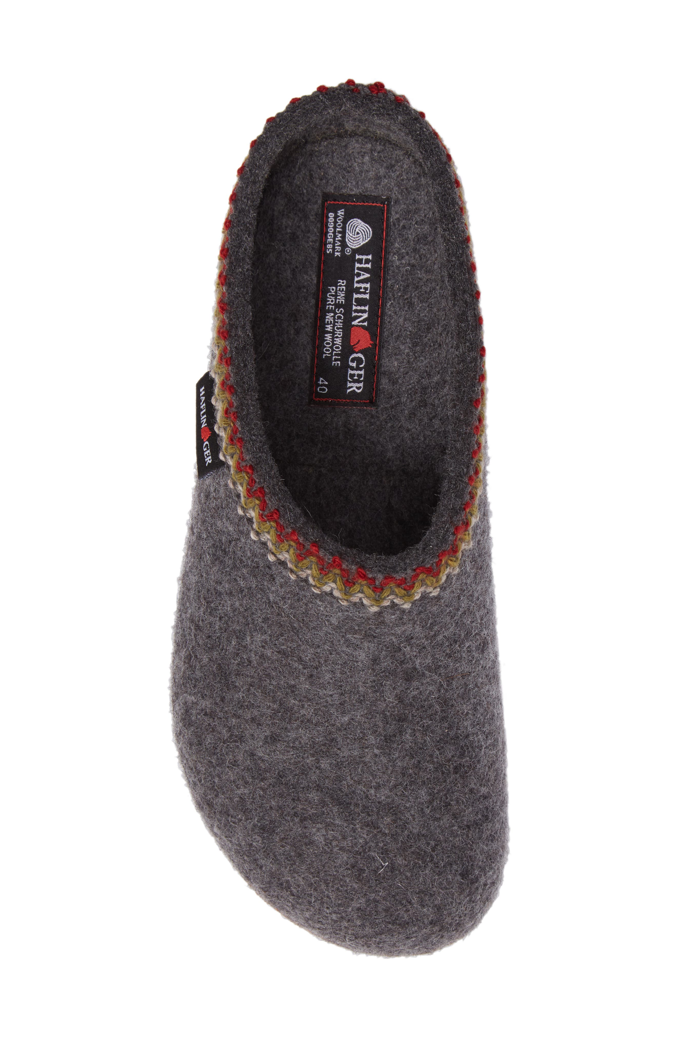 Haflinger Zigzag Slipper, Alternate, color, 