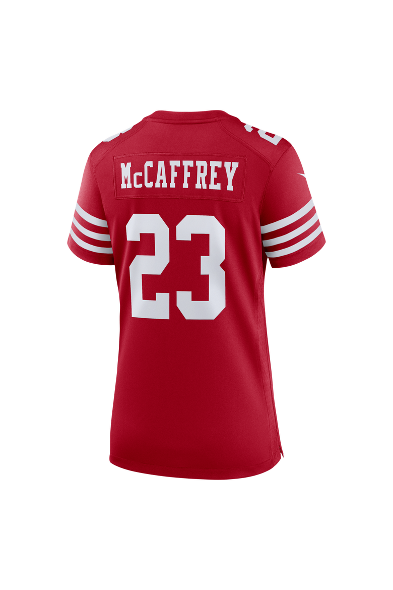 Women's Nike Christian McCaffrey Scarlet San Francisco 49ers 80th Anniversary Game Jersey, Alternate, color, Scarlet