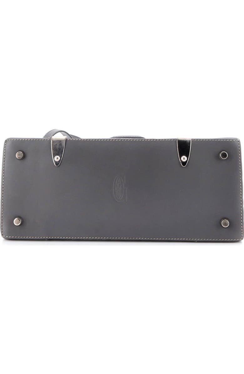 Pre-Owned Goyard Saigon Top Handle Bag Coated Canvas with Leather PM, Alternate, color, Gray