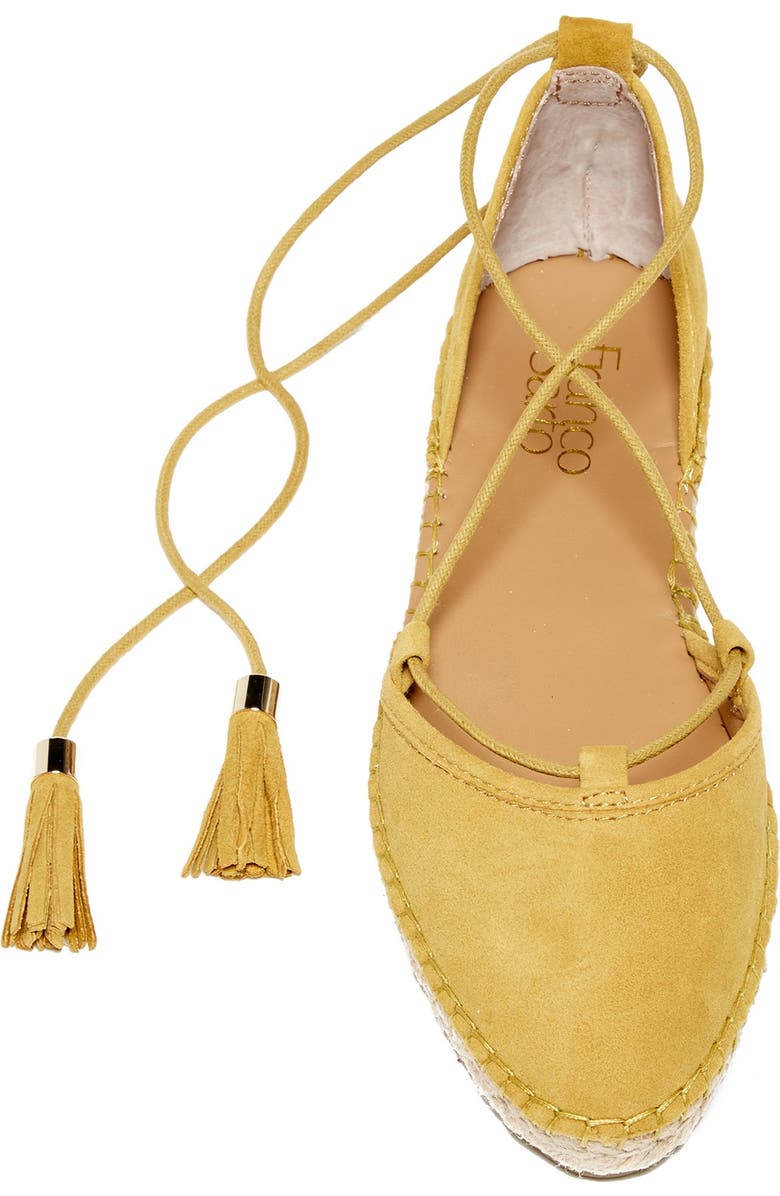 Franco Sarto Dream Suede Lace Espadrille, Main, color,
