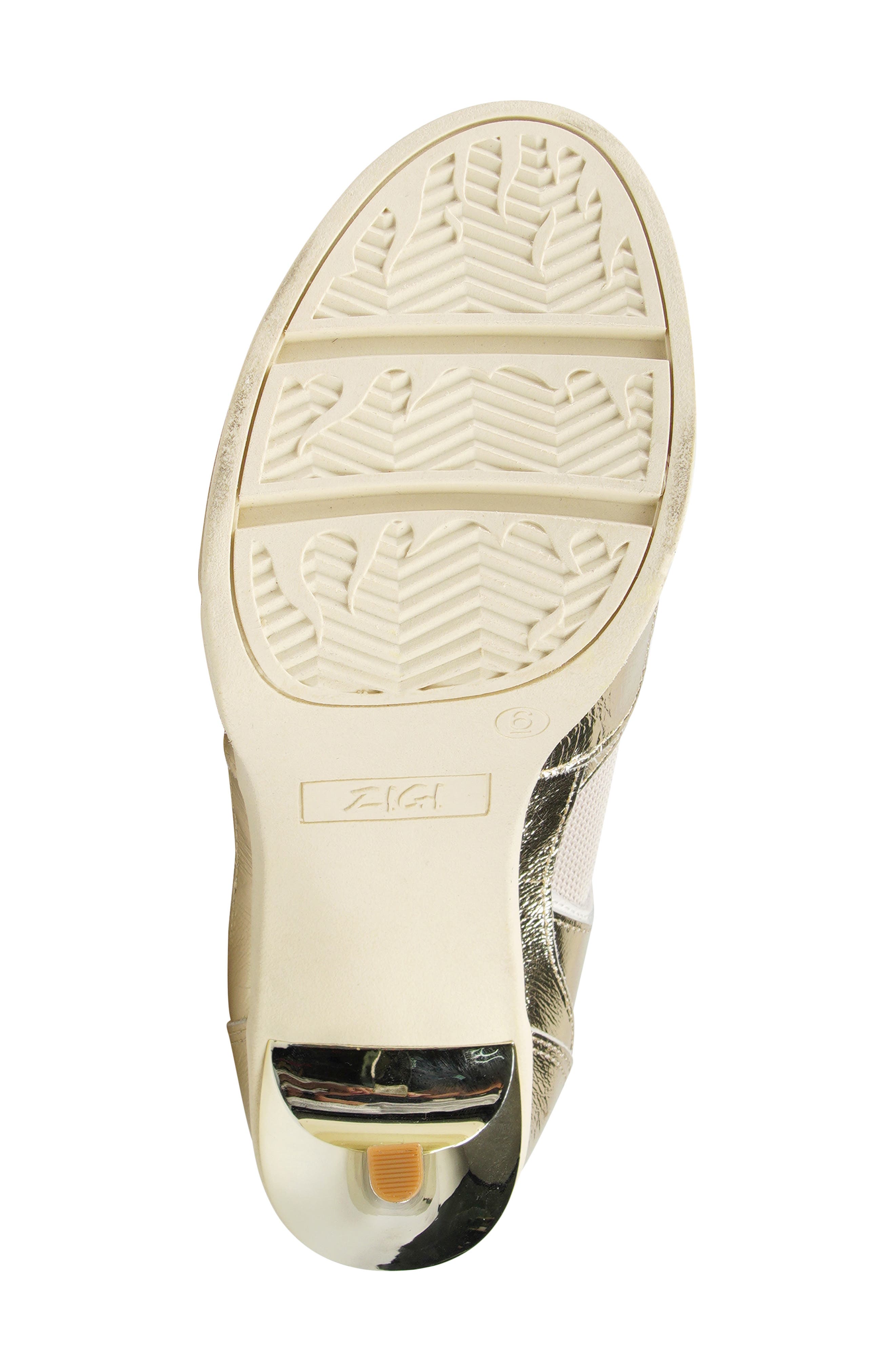 Stiletto Platform Pump, Alternate, color, GOLD LEATHER