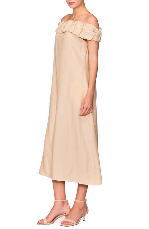 Melloday Off The Shoulder Shift Cocktail Dress In Multi