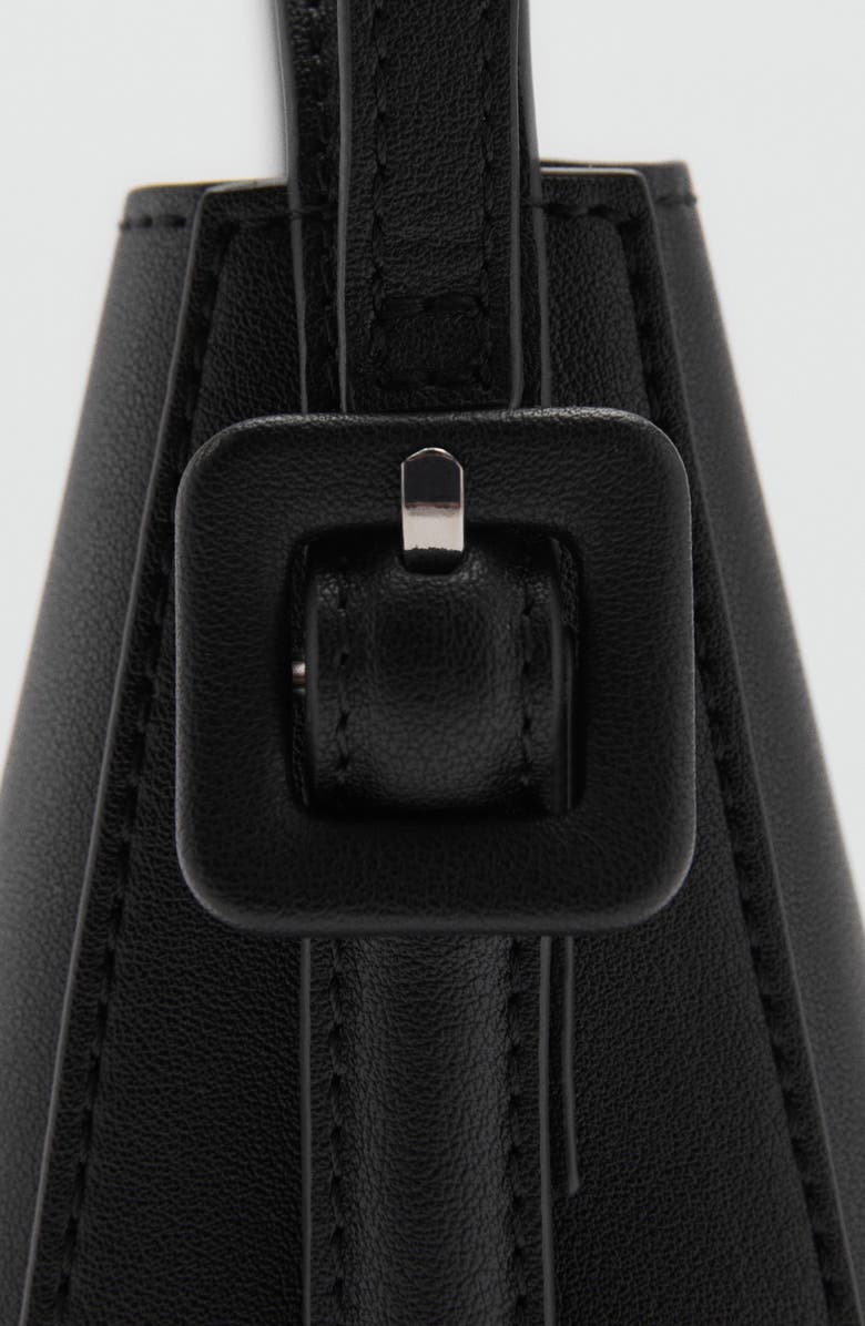 MANGO Faux Leather Crossbody Bag, Alternate, color,