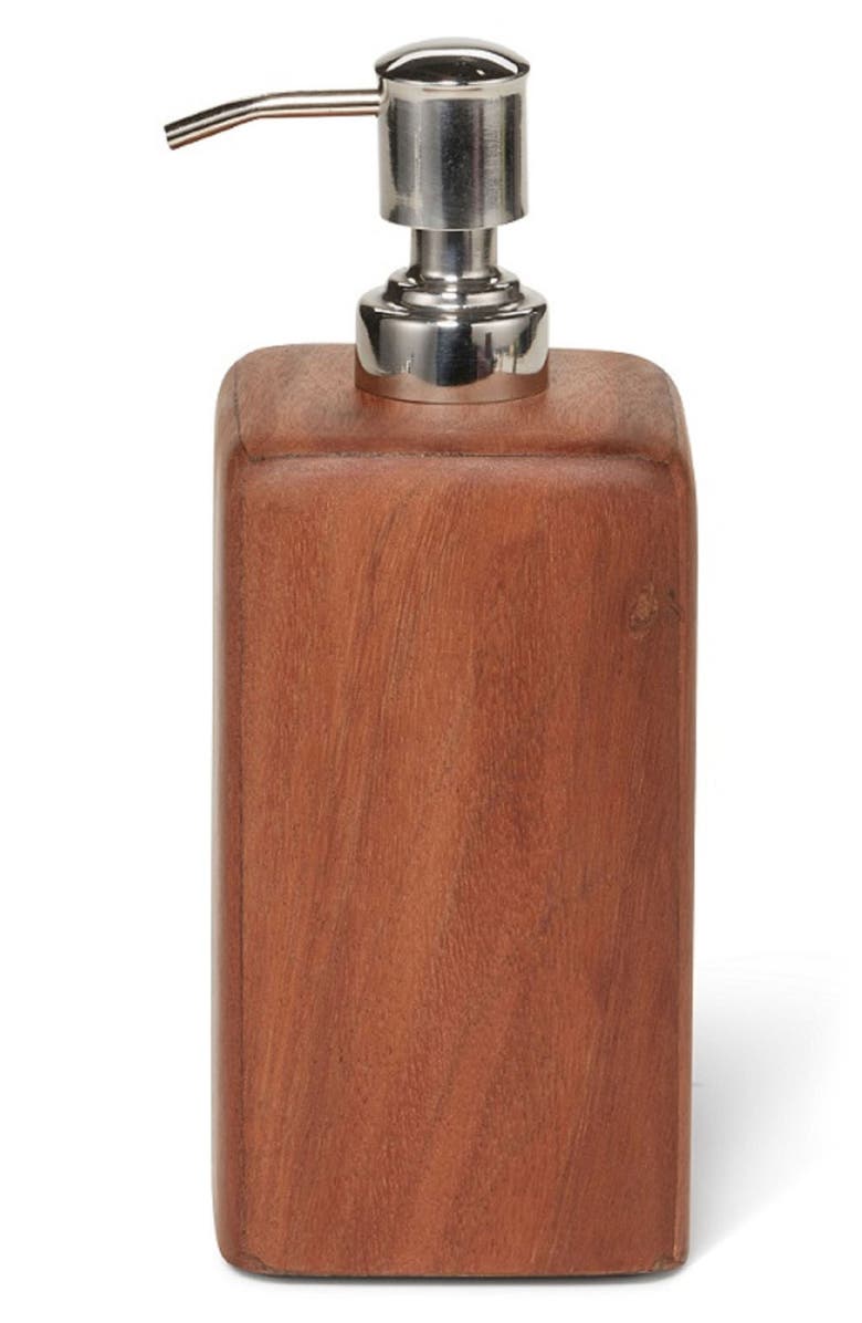 ROSELLI TRADING COMPANY Nature's Home Lotion Pump, Main, color, Wood