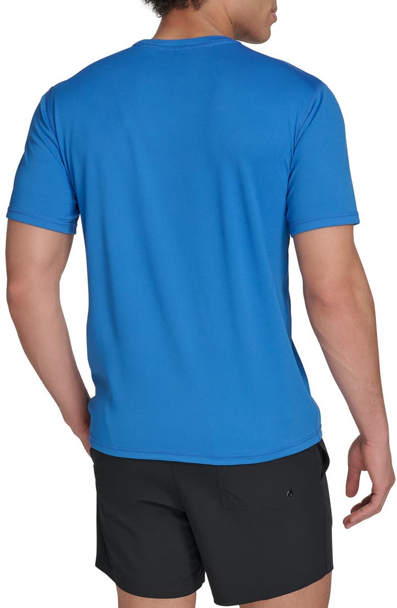 Calvin Klein Block Logo UPF 40+ Rashguard, Alternate, color, Blue