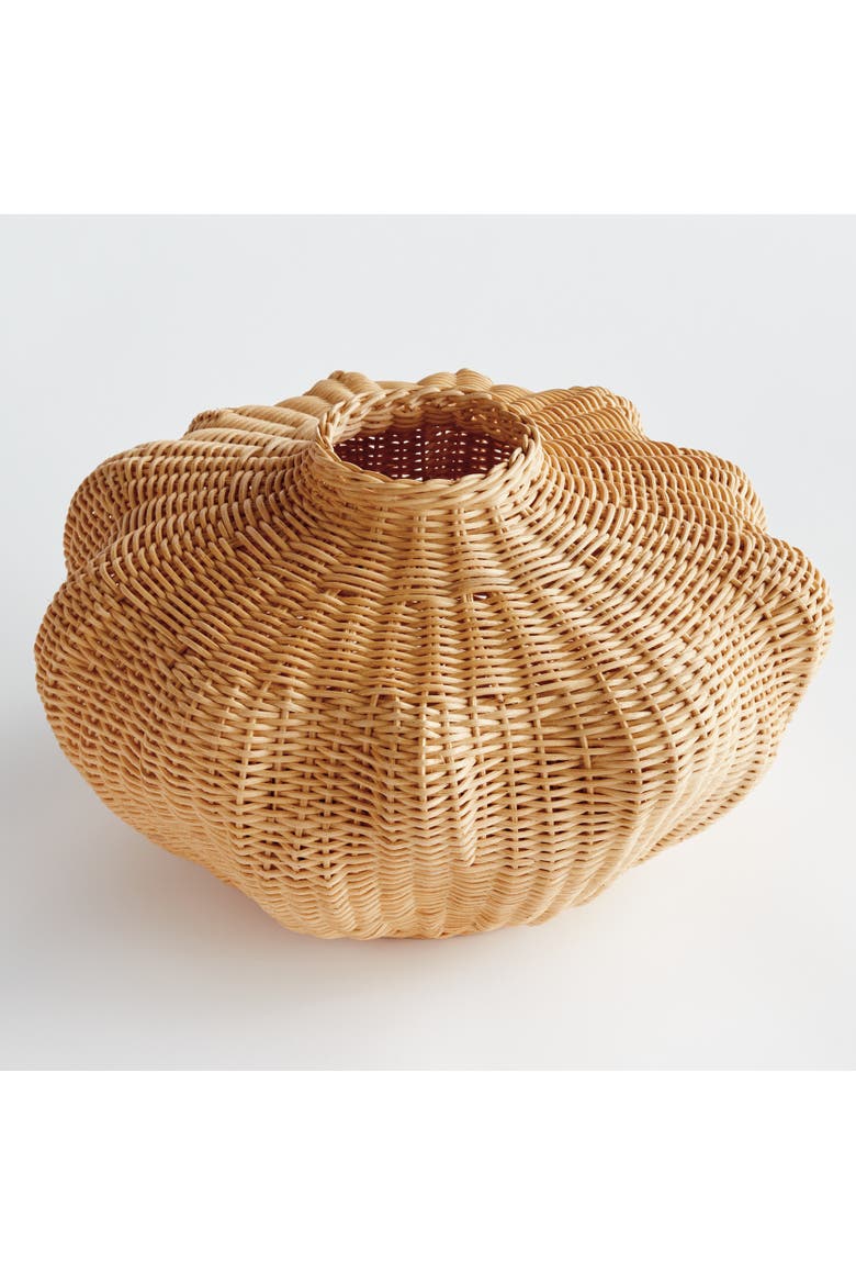 Evren Vase Short, Main, color, Beige
