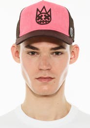Cult of Individuality Logo Mesh Back Suede Trucker Hat