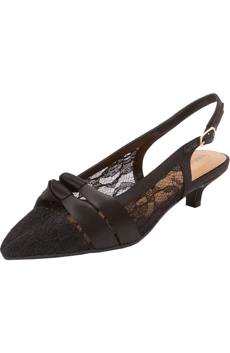 Comfortview The Poppy Slingback, Main, color, Black Lace