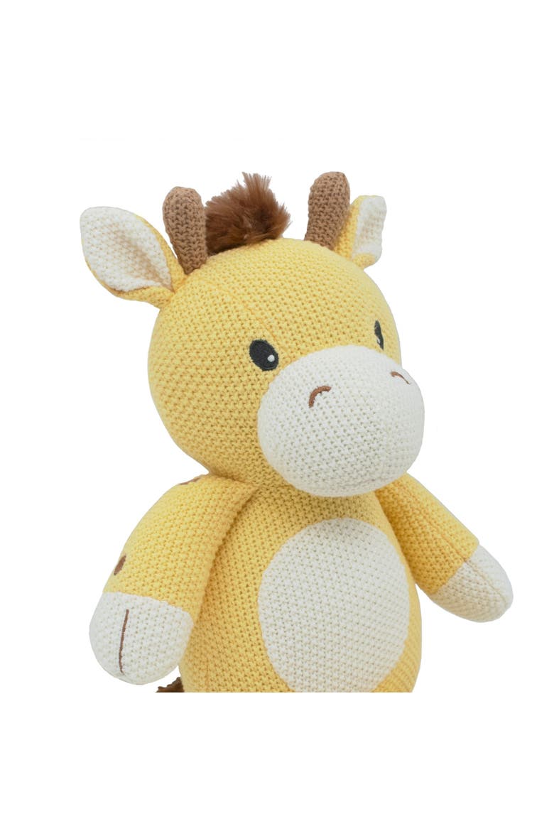Whimsical Knit Toy - Noah Giraffe, Alternate, color, White