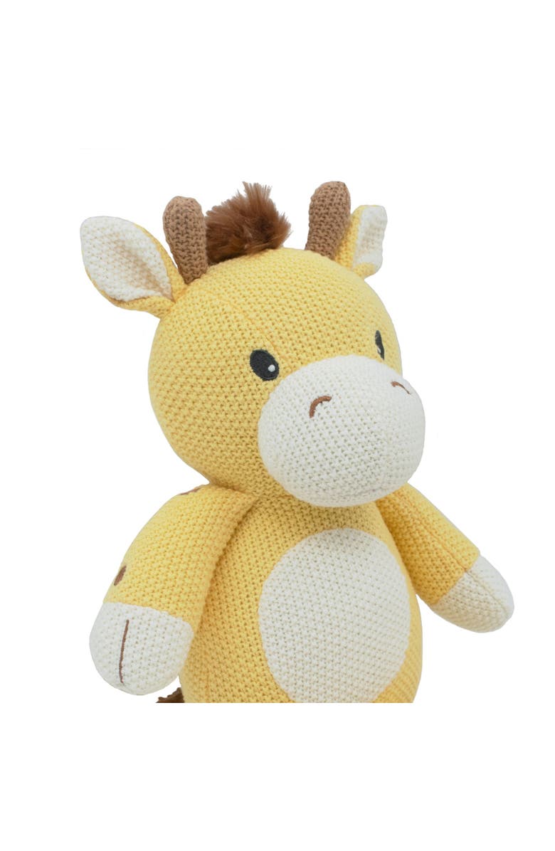 Living Textiles Whimsical Knit Toy - Noah Giraffe, Alternate, color, White