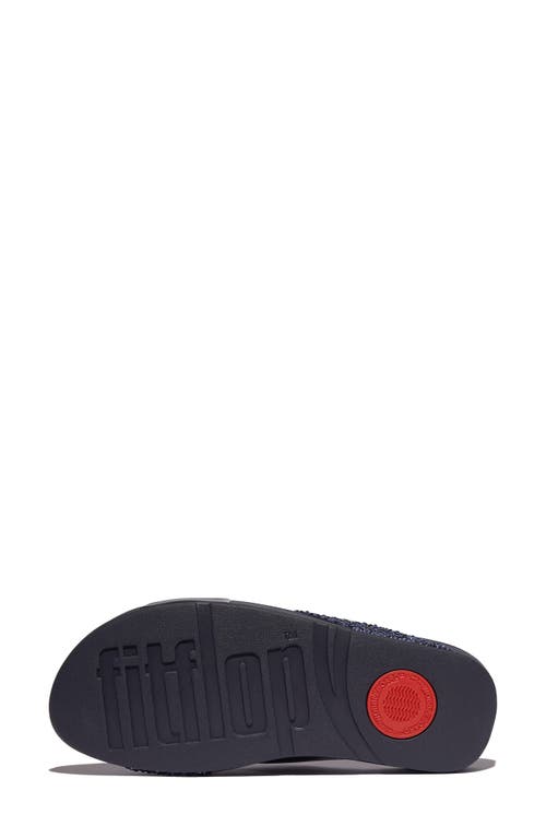 Fitflop Lulu Crystal Embellished Slide Sandal In Midnight Navy