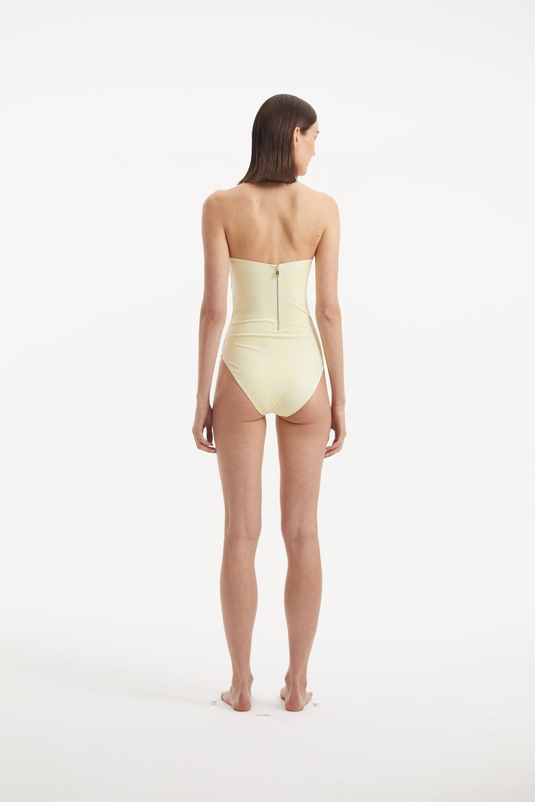 Adria Bandeu Swimsuit, Alternate, color, Yellow