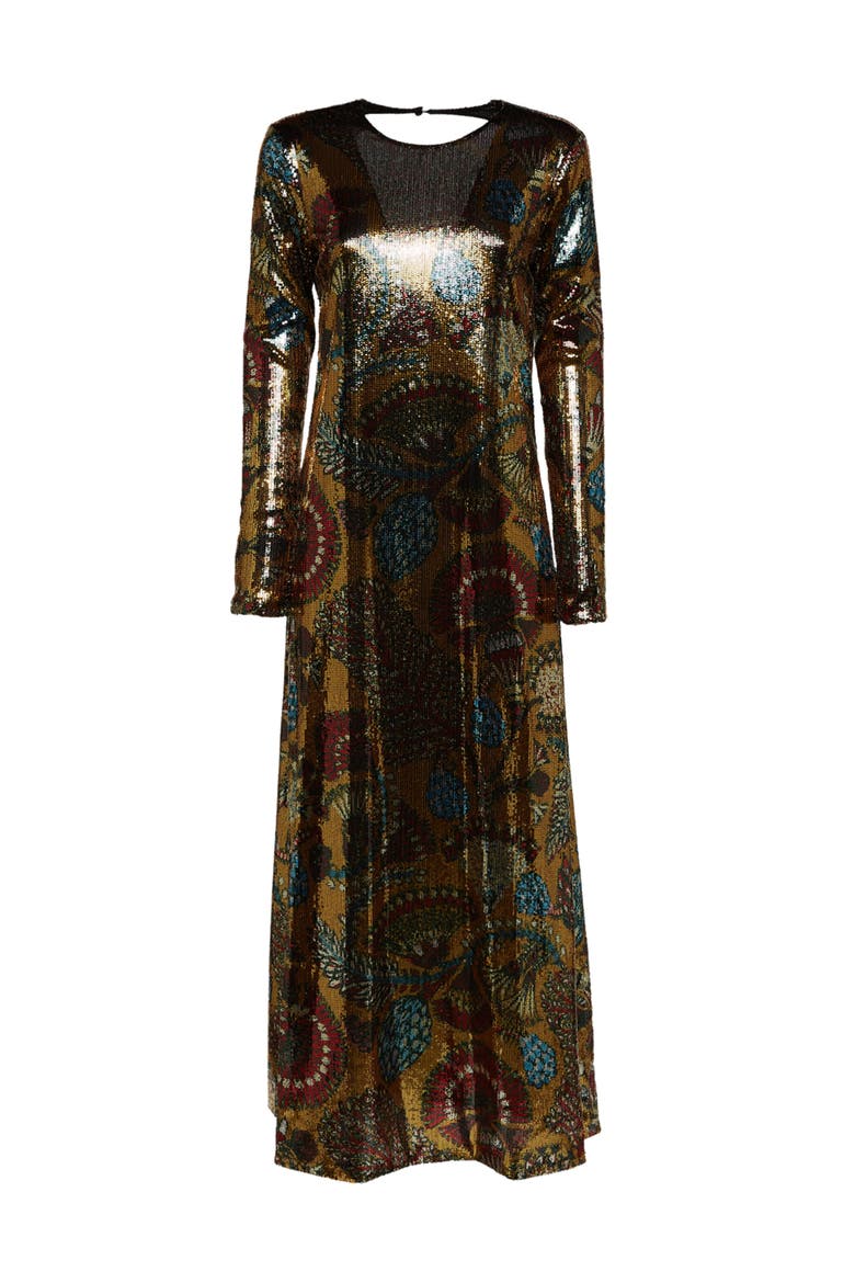 Swank Dress, Alternate, color, Sicomore Gold