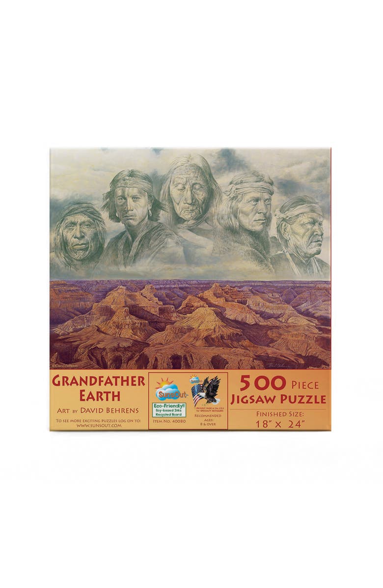 Sunsout Grandfather Earth 500 piece Jigsaw Puzzle for Adults, Alternate, color, Multicolor