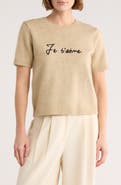 Sanctuary Je t'aime Short Sleeve Sweater