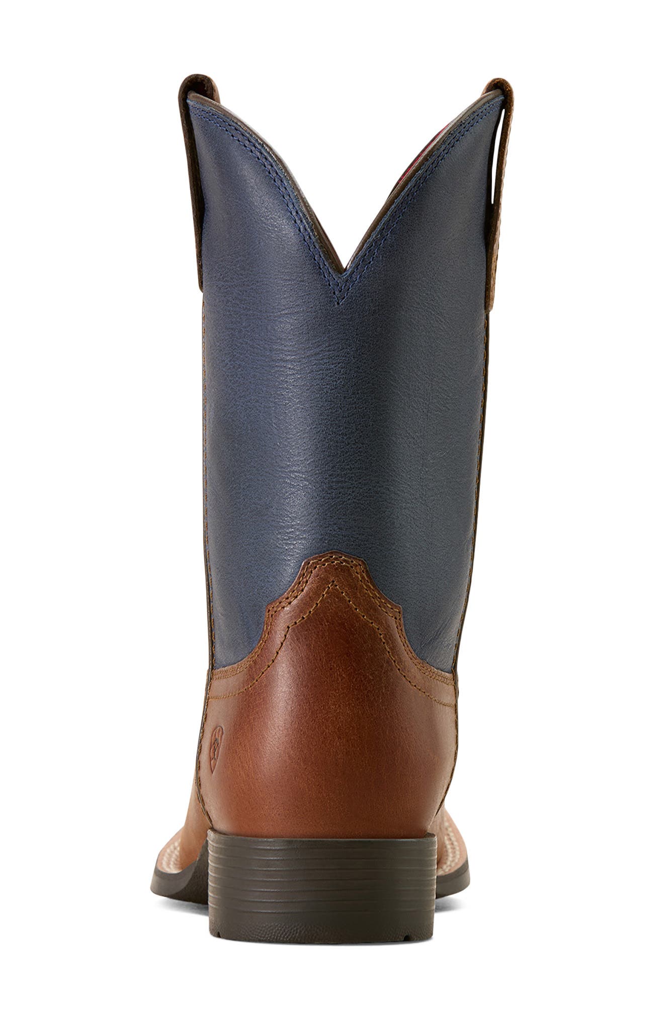 Ariat Kids' Freedom Rider Wide Square Toe Western Boot, Alternate, color, Hickory Smoke