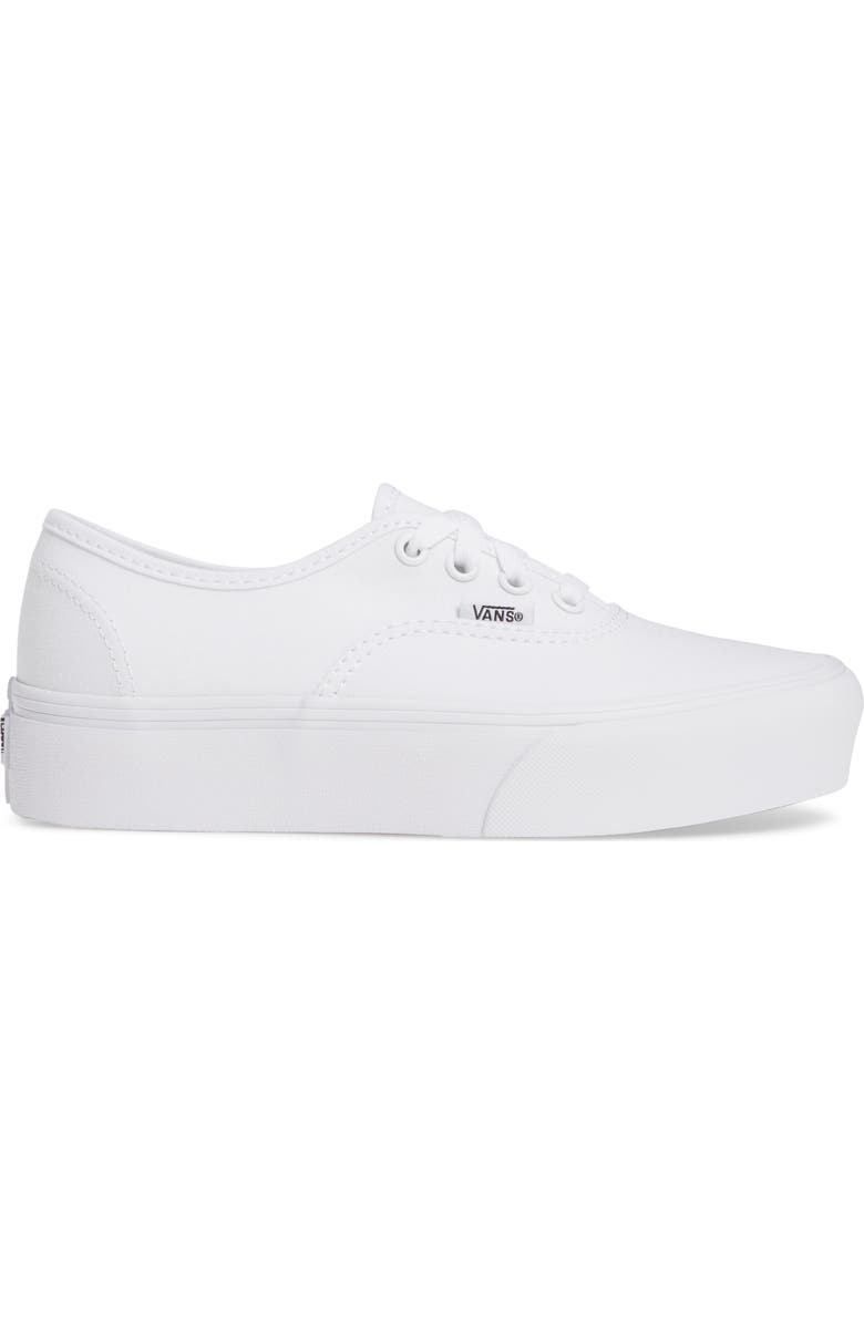 Vans Gender Inclusive Authentic Platform Sneaker, Alternate, color,