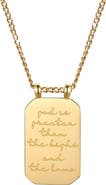 Mantra God Is Greater Than The Highs And The Lows - Necklace