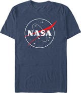 NASA Men's NASA Outlined Logo Graphic T-Shirt
