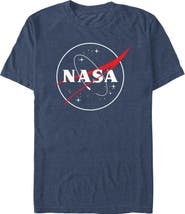 NASA Men's NASA Outlined Logo Graphic T-Shirt