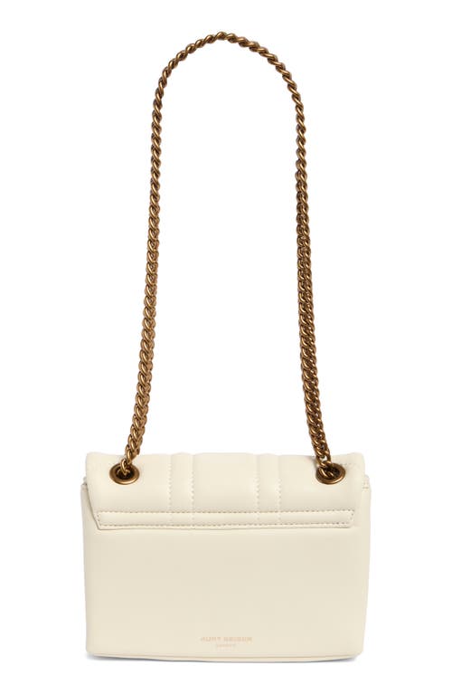 KURT GEIGER KURT GEIGER LONDON KENSINGTON MINI QUILTED LEATHER SHOULDER BAG