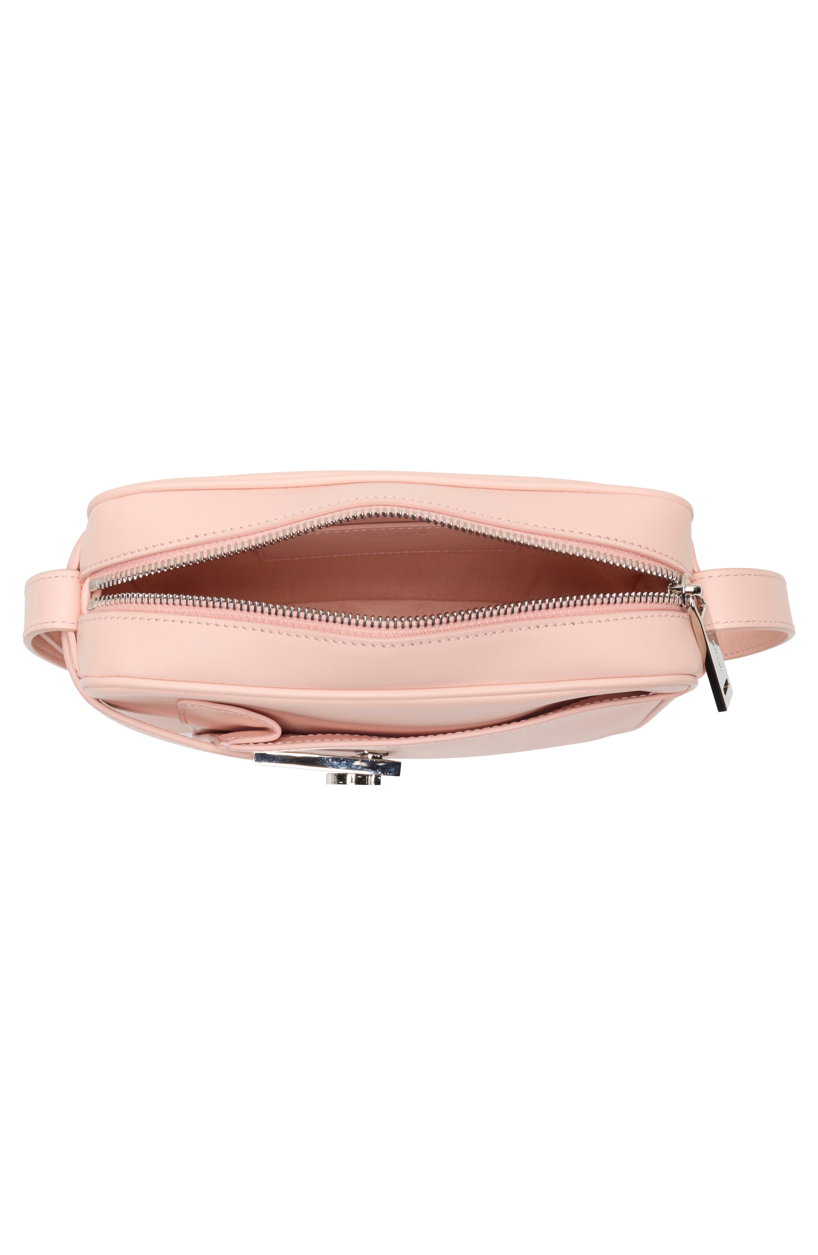 FERRAGAMO Archive Leather Crossbody Bag, Alternate, color, Light Pink