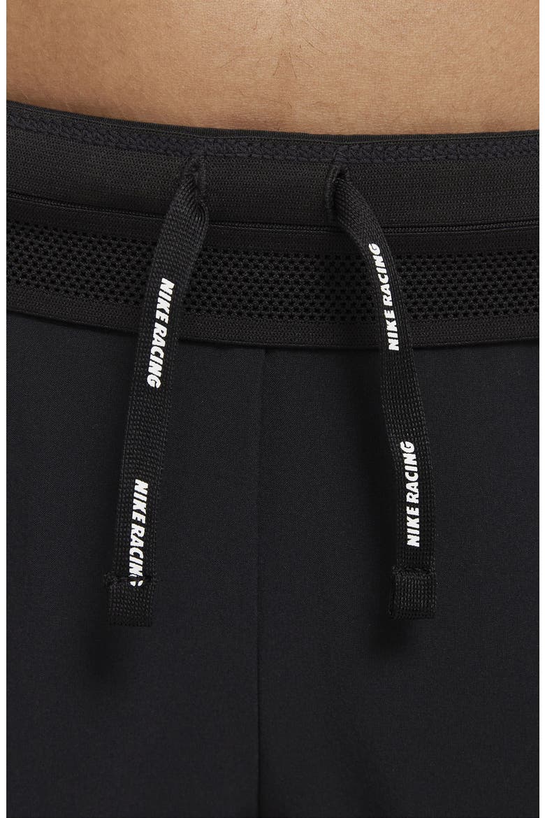 AeroSwift Running Shorts, Alternate, color, BLACK/ WHITE