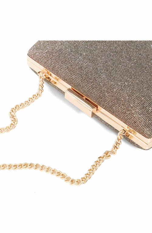 Dune London Bellaria Frame Clutch In Brown