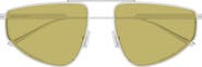 Bottega Veneta BV1466S 64mm Geometric Aviator Sunglasses