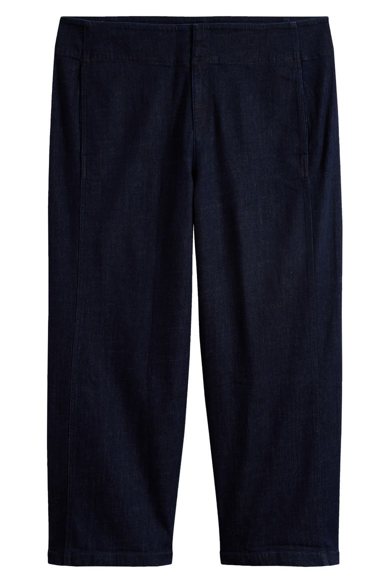 Wide Leg Denim Pants, Alternate, color, DEEP INDIGO
