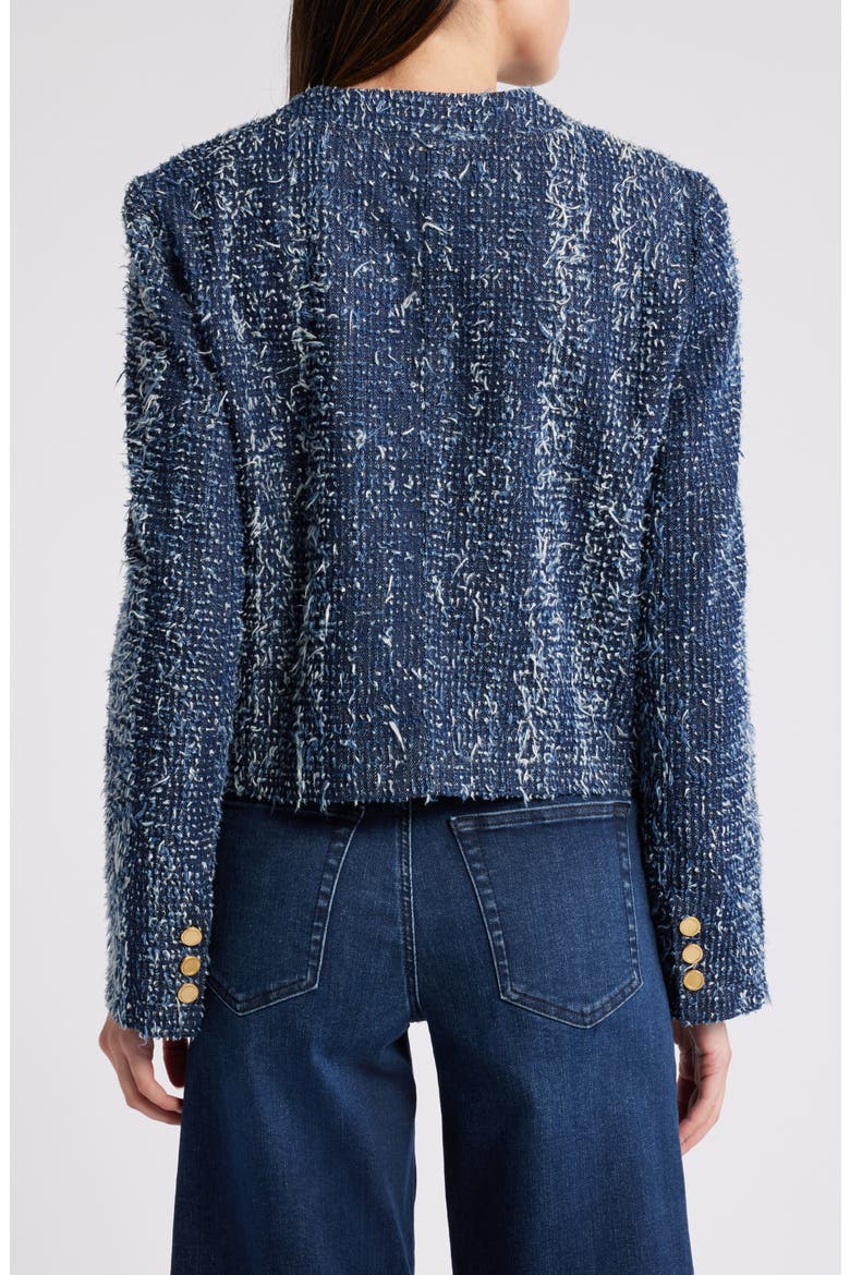 Denim Bouclé Jacket, Alternate, color, MAGIC