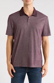 Calvin Klein Birdseye Heather Interlock Polo