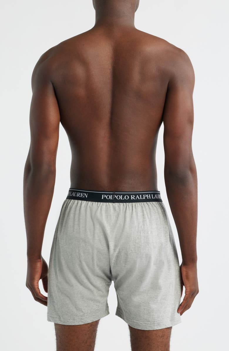Polo Ralph Lauren Assorted 3-Pack Knit Boxers, Alternate, color, Assorted Grey